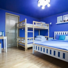 Отель Han River Guesthouse 2* Семейная студия с двуспальной кроватью фото 12