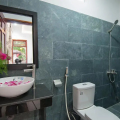 Отель Tra Que Flower Homestay Стандартный номер с различными типами кроватей фото 4