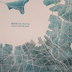 Sen&co.hostel Фукуока интерьер отеля