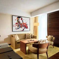 Отель Jumeirah Frankfurt 5* Люкс с различными типами кроватей фото 8