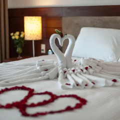 Muong Thanh Grand Nha Trang Hotel 4* Номер Делюкс с различными типами кроватей фото 7