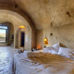 Отель Sextantio Le Grotte Della Civita 4* Улучшенный номер фото 3