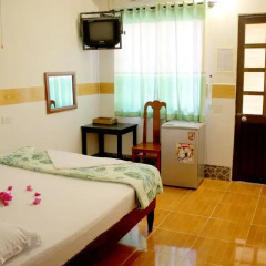 Отель Hoang Nga Guest House 2* Стандартный номер с двуспальной кроватью фото 2