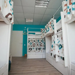 Hostel For You Кровать в общем номере с двухъярусной кроватью фото 10