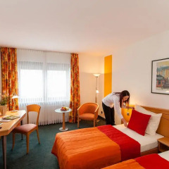 Hotel Panorama Hamburg-Billstedt 4* Стандартный номер с двуспальной кроватью фото 2