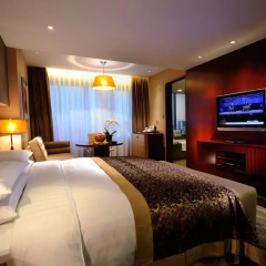 Отель Crowne Plaza Beijing Zhongguancun 4* Улучшенный номер с различными типами кроватей фото 2