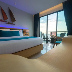 Отель Deep Blue Z10 Pattaya Стандартный номер с различными типами кроватей фото 30