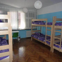 Zagreb Soul Hostel Кровать в общем номере с двухъярусной кроватью фото 5