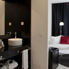 Hotel Porta Fira 4* Sup 4* Стандартный номер с различными типами кроватей фото 12