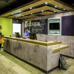 Отель Ibis Budget Hamburg St. Pauli Messe Германия, Гамбург - отзывы, цены и фото номеров - забронировать отель Ibis Budget Hamburg St. Pauli Messe онлайн интерьер отеля фото 3