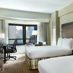 Отель New York Hilton Midtown 4* Номер Skyline с 2 отдельными кроватями
