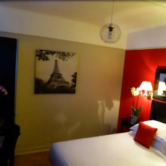Отель Hôtel Tamaris 3* Стандартный номер с различными типами кроватей фото 8