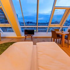 Апартаменты Wienwert Apartments Getreidemarkt Студия Делюкс с различными типами кроватей фото 6