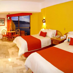 Copacabana Beach Hotel Acapulco 3* Улучшенный номер с двуспальной кроватью фото 4
