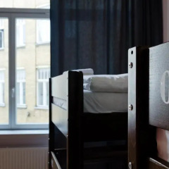 Five Elements Hostel Leipzig Кровать в общем номере с двухъярусной кроватью фото 4