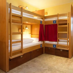 Euro Youth Hotel Munich 3* Кровать в общем номере фото 3