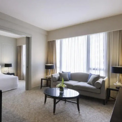 Отель Marco Polo Xiamen 5* Улучшенный люкс с различными типами кроватей фото 4