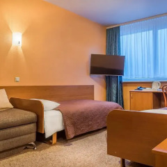 Hotel Zemaites 3* Стандартный семейный номер с двуспальной кроватью фото 5