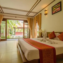 Отель Riverside Bamboo Resort Hoi An 3* Номер Делюкс с различными типами кроватей фото 5