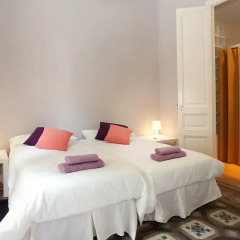 Апартаменты Modernist Apartment Barcelona Барселона комната для гостей фото 2
