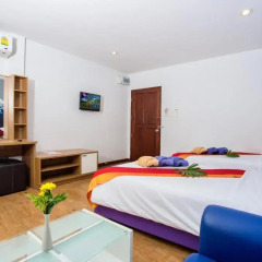 Отель Sea Breeze Jomtien Residence 3* Улучшенный номер с различными типами кроватей фото 5