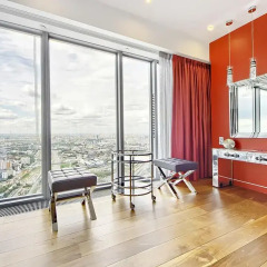 Апартаменты Sky Apartments Rentals Service Студия Делюкс с разными типами кроватей фото 20