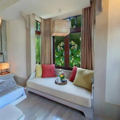 Отель Melati Beach Resort & Spa 5* Вилла с различными типами кроватей фото 31