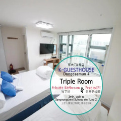 Отель K-GUESTHOUSE Dongdaemun 4 2* Стандартный номер с различными типами кроватей