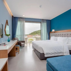 Отель BlueSotel Krabi Ao Nang Beach 4* Улучшенный номер с различными типами кроватей фото 6