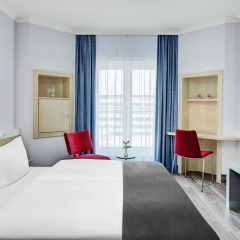 Отель IntercityHotel Rostock 3* Стандартный номер с различными типами кроватей фото 4