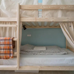 Green Hostel Кровать в общем номере с двухъярусной кроватью фото 6