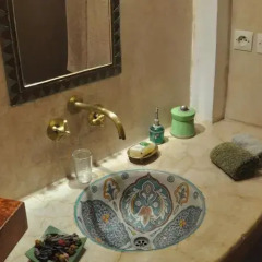 Отель Riad Kalila Марокко, Марракеш - отзывы, цены и фото номеров - забронировать отель Riad Kalila онлайн ванная