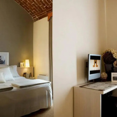 Отель Albergo D'italia 3* Стандартный номер с двуспальной кроватью фото 12