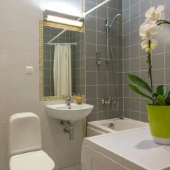 Отель Pikk 49 Residence Эстония, Таллин - отзывы, цены и фото номеров - забронировать отель Pikk 49 Residence онлайн ванная фото 2