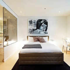 Отель VISIONAPARTMENTS Berlin Otto-Braun-Strasse Германия, Берлин - отзывы, цены и фото номеров - забронировать отель VISIONAPARTMENTS Berlin Otto-Braun-Strasse онлайн комната для гостей фото 2