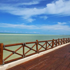 Отель Las Nubes de Holbox 3* Бунгало с различными типами кроватей фото 8