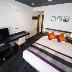 Hotel Mystays Shinsaibashi 2* Улучшенный номер с двуспальной кроватью фото 11
