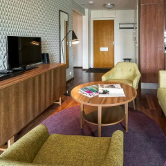Апартаменты Forenom Serviced Apartments Espoo Tapiola Апартаменты с различными типами кроватей фото 9