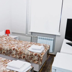 Гостиница Онегин Номер с общей ванной комнатой с различными типами кроватей (общая ванная комната) фото 3