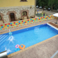 Отель Conjunto Hotelero La Pasera Кангас-де-Онис бассейн
