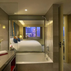 Отель Sofitel Shanghai Hyland 4* Улучшенный номер с различными типами кроватей фото 3