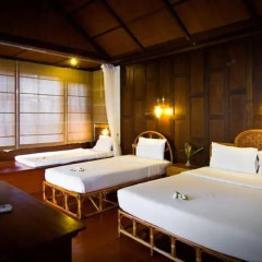 Отель Coco Palm Beach Resort 3* Бунгало с различными типами кроватей фото 9