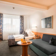 Hotel Am Moosfeld 4* Стандартный номер с различными типами кроватей фото 9