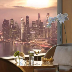Отель The Ritz-Carlton, Millenia Singapore 5* Люкс Premier с двуспальной кроватью фото 2
