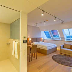Апартаменты Wienwert Apartments Getreidemarkt Улучшенная студия с различными типами кроватей фото 5