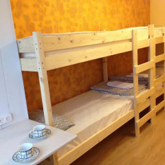 Hostel Elena Кровать в мужском общем номере с двухъярусной кроватью