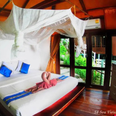 Отель Taatoh Seaview Resort 3* Бунгало с различными типами кроватей фото 40