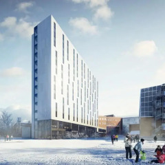 Отель Pingvinhotellet UNN Tromsø спортивное сооружение