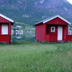 Отель Nesset Fjordcamping Номер с общей ванной комнатой с различными типами кроватей (общая ванная комната) фото 11