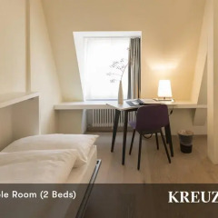 Отель Kreuz Bern 3* Стандартный номер с различными типами кроватей фото 10